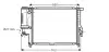 Радіатор, Система охолодження двигуна AVA QUALITY COOLING BW2140 (фото 1)