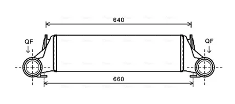 Інтеркулер AVA QUALITY COOLING BW4421