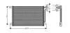 Радіатор кодиціонера AVA QUALITY COOLING BW5215 (фото 1)