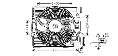 Вентилятор AVA QUALITY COOLING BW7510