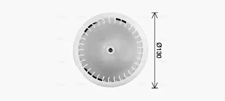 AVA BMW Вентилятор салону 5 (E39) 96- AVA QUALITY COOLING BW8614