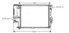 Радіатор, система охолодження двигуна AVA QUALITY COOLING BWA2186 (фото 1)