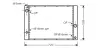 Радіатор охолодження двигуна AVA QUALITY COOLING BWA2338 (фото 1)