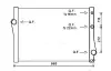 Радіатор, Система охолодження двигуна AVA QUALITY COOLING BWA2471 (фото 1)