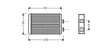 Теплообмінник, система опалення салону AVA QUALITY COOLING BWA6210 (фото 1)