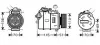 AVA BMW Компресор кондиціонера 3 (E90) 05-, 5 (E60) 04- AVA QUALITY COOLING BWAK384 (фото 1)
