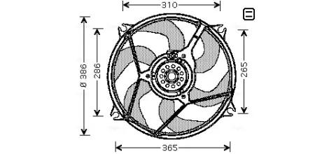 Вентилятор AVA QUALITY COOLING CN7530