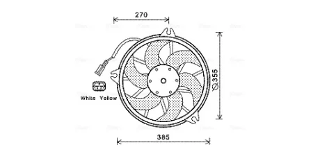 Автозапчасть AVA QUALITY COOLING CN7536