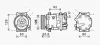 AVA Компресор кондиціонера PEUGEOT 308 SW (2008) 1.6 E-HDI AVA QUALITY COOLING CNAK282 (фото 1)