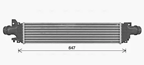 Інтеркулер AVA QUALITY COOLING CT4074