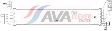 Радіатор, Система охолодження двигуна AVA QUALITY COOLING DA2024