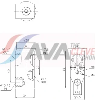 Розширювальний клапан AVA QUALITY COOLING DN1497