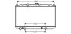 Радіатор, Система охолодження двигуна CLEVER FIT AVA QUALITY COOLING DN2223 (фото 1)