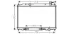 AVA NISSAN Радіатор охолодження двиг. (з осушувачем) MURANO I 3.5 4x4 03- AVA QUALITY COOLING DN2295 (фото 1)