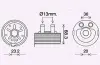 Радіатор масляний Nissan X-Trail (01-), Navara D22 (97-) 2.2 dCi, 2.5 dCi AVA AVA QUALITY COOLING DN3443 (фото 1)