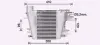 Інтеркулер NISSAN Patrol 3.0D 00- (Ava) AVA QUALITY COOLING DN4457 (фото 2)