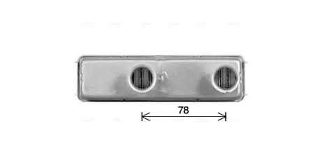 Теплообмінник, система опалення салону AVA QUALITY COOLING DN6472