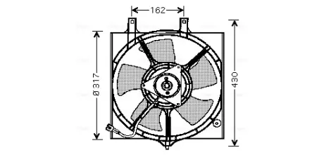 Вентилятор AVA QUALITY COOLING DN7510