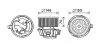 Вентилятор обігрівача салону Nissan Micra (02-10) AVA AVA QUALITY COOLING DN8384 (фото 1)