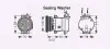 Компресор кондиціонера Chevrolet Lacetti (03-)/Daewoo Nubira (97-) AVA AVA QUALITY COOLING DWAK091 (фото 1)