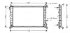 Радіатор охолодження двигуна FOCUS 14/6/8 MT +AC 98-05 (Ava) AVA QUALITY COOLING FD2264 (фото 1)
