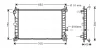 AVA FORD Радіатор охолодження FOCUS 1,8 TD 98- AVA QUALITY COOLING FD2265 (фото 1)
