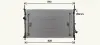 Радіатор, Система охолодження двигуна AVA QUALITY COOLING FD2679 (фото 2)