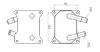 AVA FORD Оливний радіатор C-Max, Focus II, Galaxy, Mondeo IV 1.8TDCI 05- AVA QUALITY COOLING FD3699 (фото 1)
