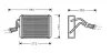 Теплообмінник, система опалення салону AVA QUALITY COOLING FD6317 (фото 1)