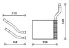 Теплообмінник, Система опалення салону AVA QUALITY COOLING FD6464 (фото 1)