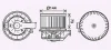Вентилятор обігрівача салону Ford Fiesta (08-) AVA AVA QUALITY COOLING FD8629 (фото 1)