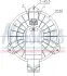Вентилятор обігрівача Ford Mondeo (14-), S-Max (15-), Edge USA (15-) AVA AVA QUALITY COOLING FD8725 (фото 1)