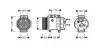 AVA FORD Компресор кондиц. C-MAX 2.0 TDCi 07-, FOCUS II 2.0 05-, KUGA I 2.0 TDCi 08-, VOLVO AVA QUALITY COOLING FDAK378 (фото 1)