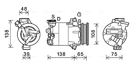 Автозапчасть AVA QUALITY COOLING FDAK595