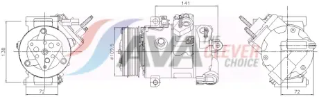 Компресор кондицiонера AVA QUALITY COOLING FDAK732