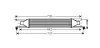 AVA FIAT Інтеркулер Grande Punto, Punto 1.3d 05- AVA QUALITY COOLING FT4320 (фото 1)