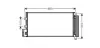 AVA FIAT Радіатор кондиціонера (конденсатор) Linea 1.3/1.6D 07- AVA QUALITY COOLING FTA5356D (фото 1)