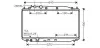 Радіатор охолодження двигуна Honda Civic 1,8i 06> MT AC+ AVA AVA QUALITY COOLING HD2187 (фото 1)