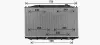Радіатор охолодження двигуна Honda Accord 2,0i 09> AT AVA AVA QUALITY COOLING HD2324 (фото 2)