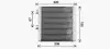 Радіатор обігрівача салону Honda Civic (05-11) AVA AVA QUALITY COOLING HD6329 (фото 3)