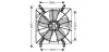 AVA HONDA Вентилятор радіатора CR-V 2.0 02- AVA QUALITY COOLING HD7519 (фото 1)