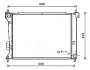 Радіатор, Система охолодження двигуна AVA QUALITY COOLING HY2309 (фото 1)