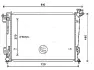 Радіатор охолодження двигуна AVA QUALITY COOLING HY2372 (фото 1)