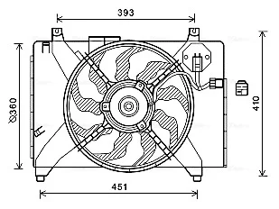 Автозапчасть AVA QUALITY COOLING HY7536