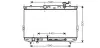 Радіатор, Система охолодження двигуна AVA QUALITY COOLING HYA2110 (фото 1)