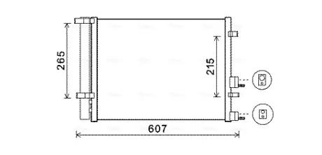 Радіатор кодиціонера AVA QUALITY COOLING HYA5244D