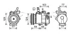 Компресор кондиціонера Hyundai i20 (08-), Accent IV (10-) 1.4i, 1.6i AVA AVA QUALITY COOLING HYK451 (фото 1)