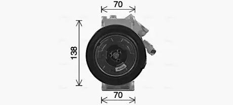 Компресор кондицiонера AVA QUALITY COOLING JEAK086
