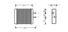 Теплообмінник, Система опалення салону AVA QUALITY COOLING KA6009 (фото 1)