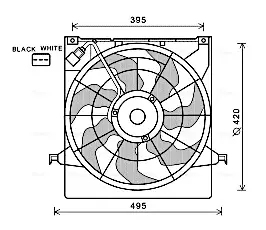 Вентилятор AVA QUALITY COOLING KA7522 (фото 1)